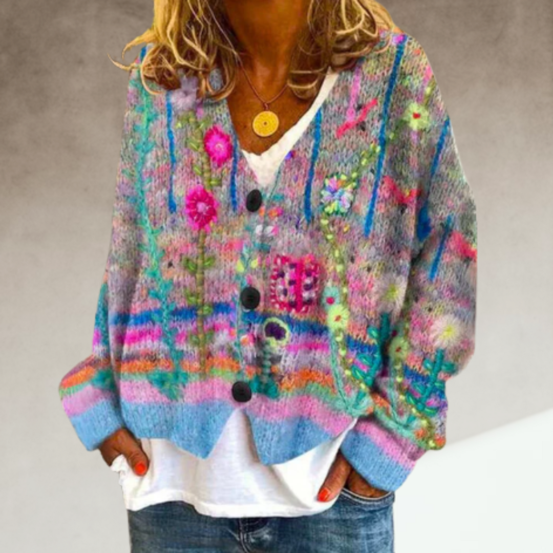 Charlotte™ - Cardigan Floreale