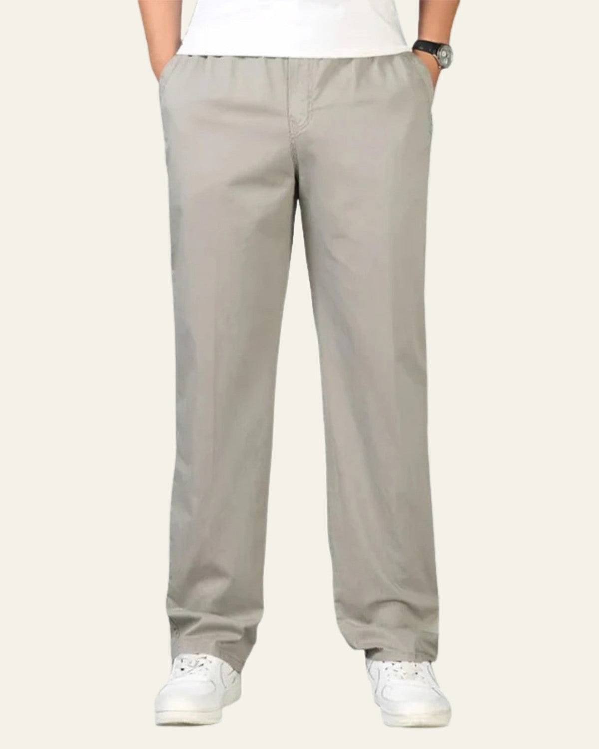 Pantaloni Uomo in Cotone Lino Comodi ed Eleganti Raffinati