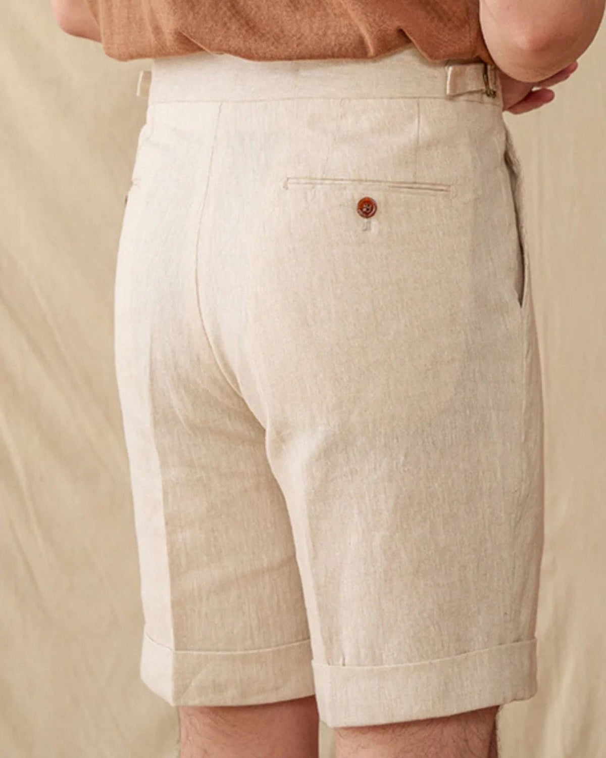 Pantaloncini Uomo Heritage in Lino Sartorialità Europea Estivi