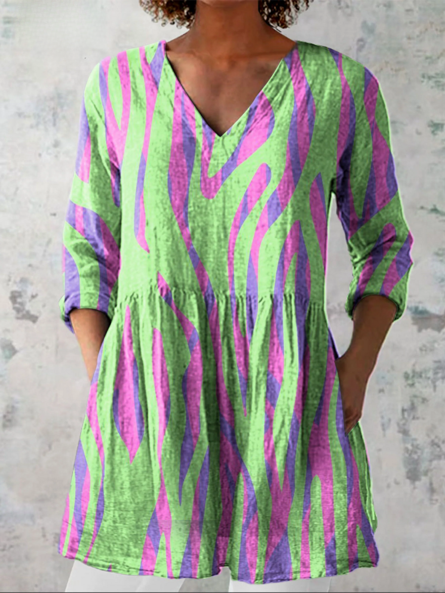 Gisella | Blusa lunga a V