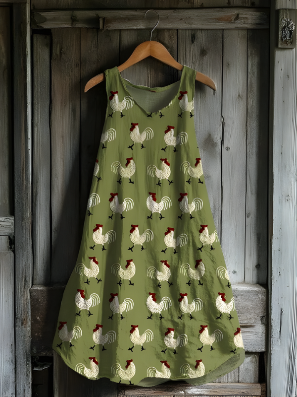 Abito Tank Rustic Rooster