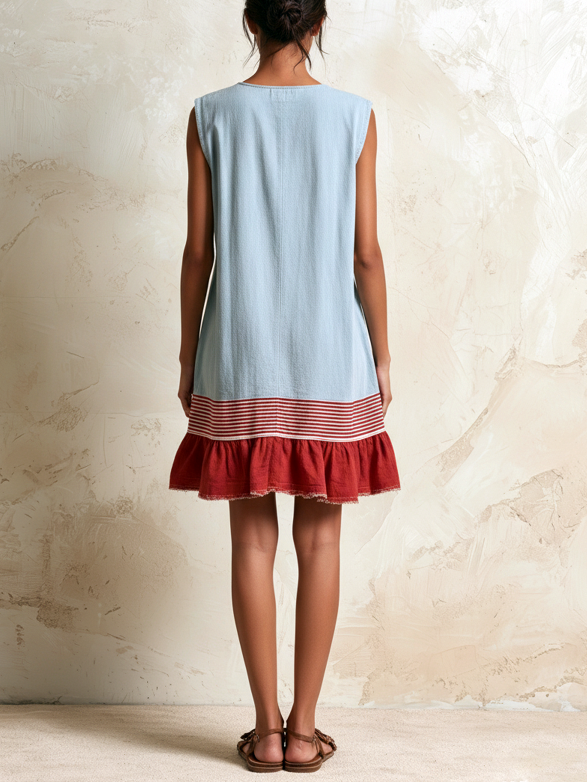 Abito Tunica con Bordo Ruffle Hazel™