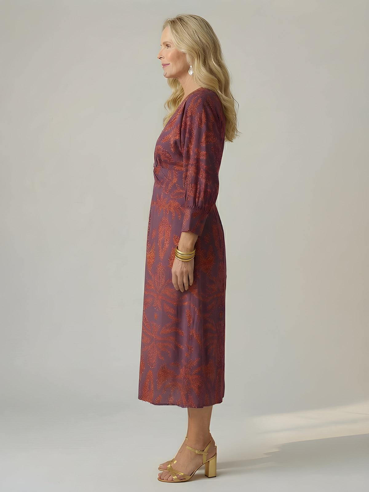 Alisson | Abito Midi Elegante a Portafoglio