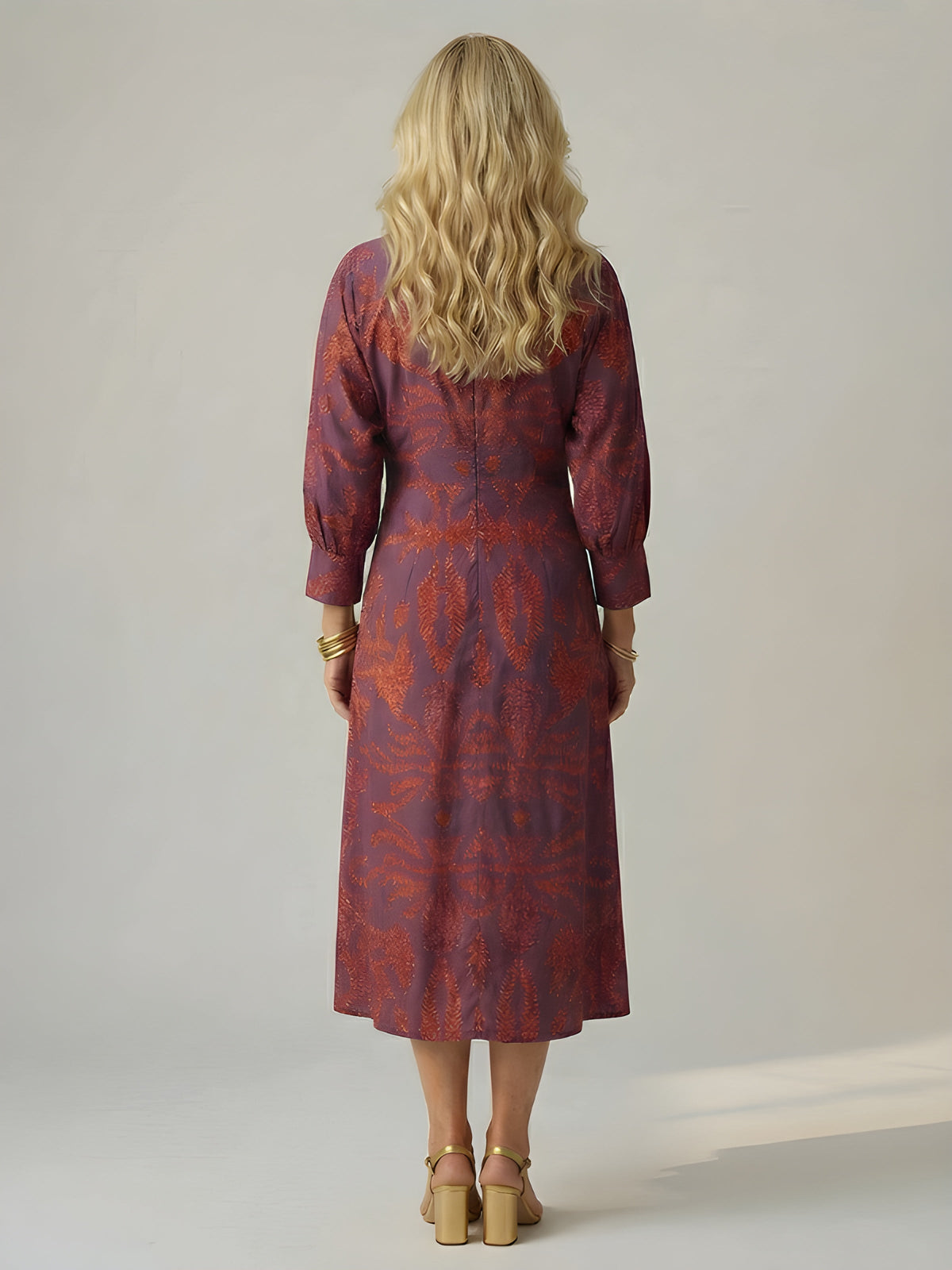 Alisson | Abito Midi Elegante a Portafoglio