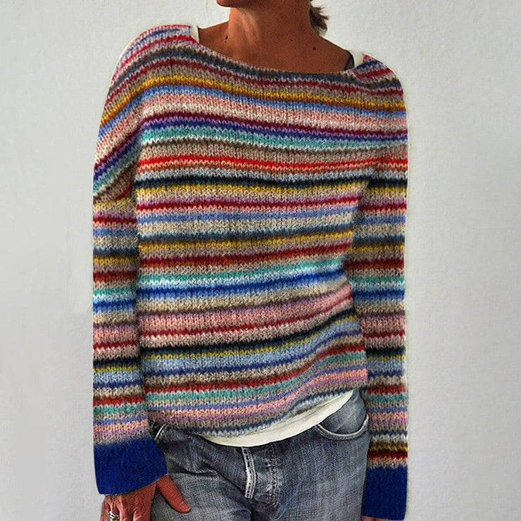 Lillian™ | Maglione a Righe dallo Stile Raffinato