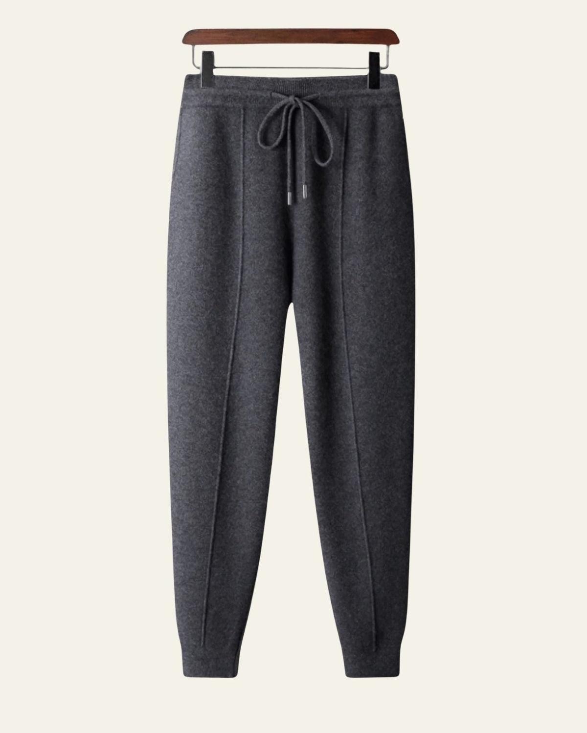 Pantaloni Jogger Uomo in Lana Merino Morbidi Comfort Leggero