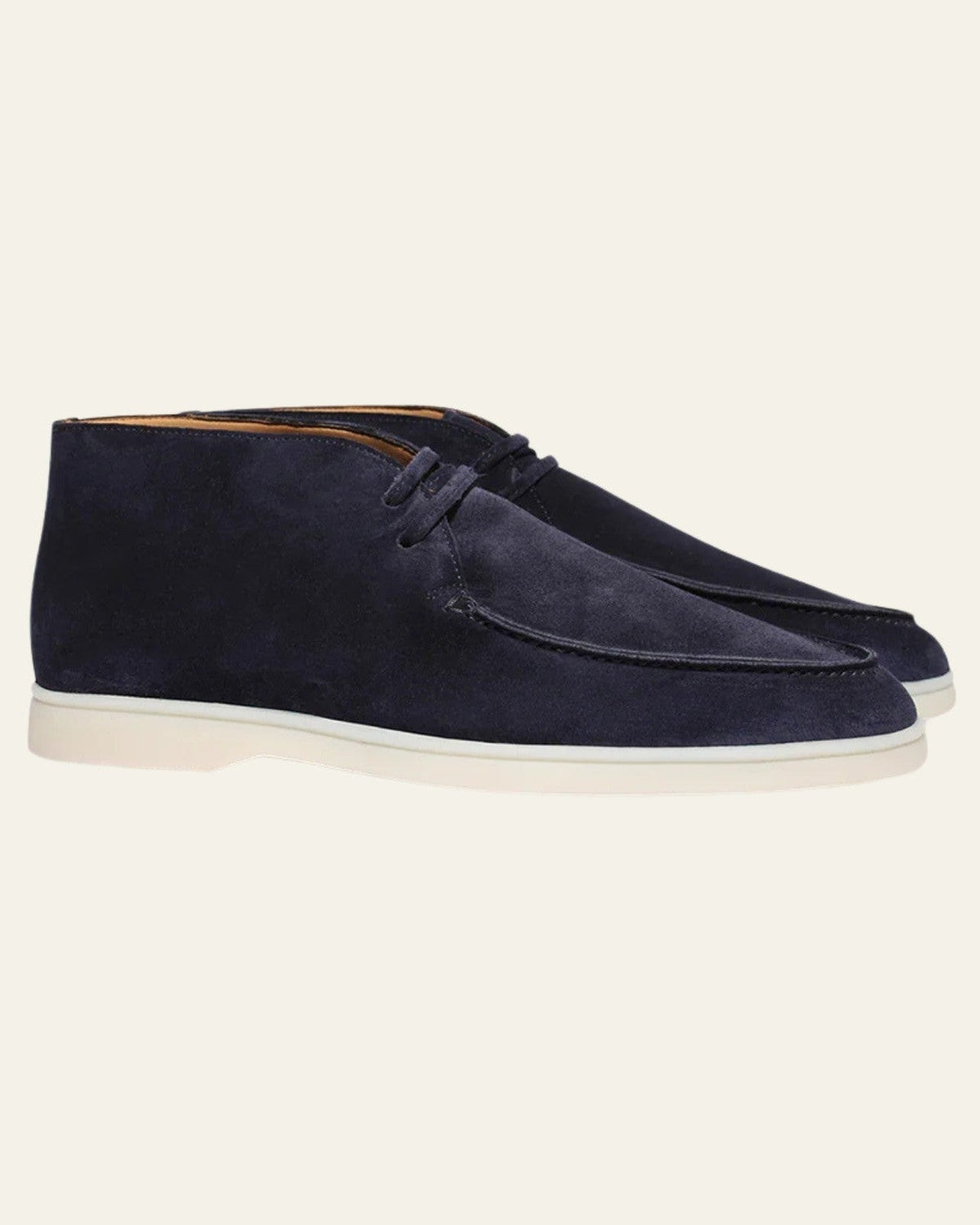 Stivaletto Desert Uomo in Scamosciato Blu Navy Versatile Raffinato