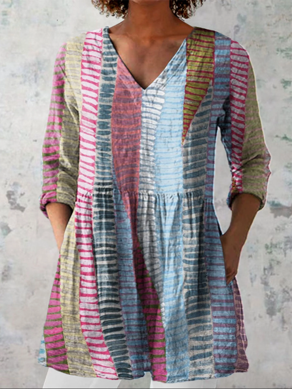 Danica | Blusa lunga a V