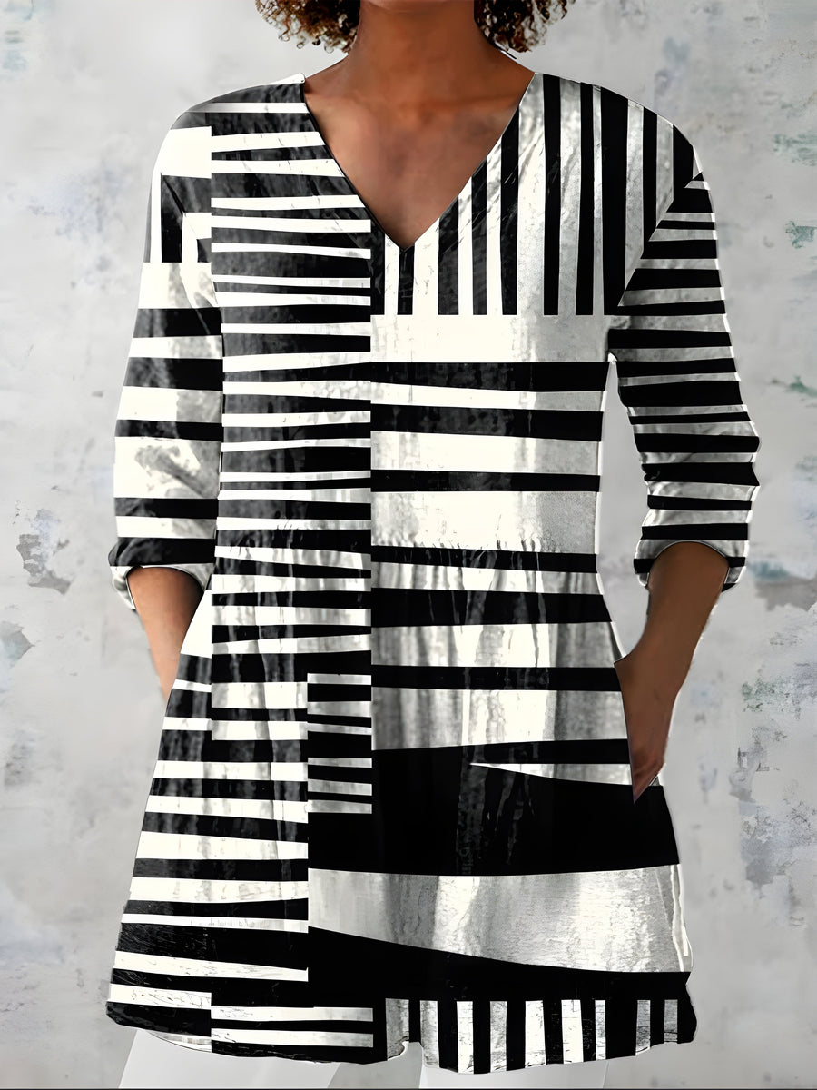 Willow| Blusa Lunga con Scollatura a V