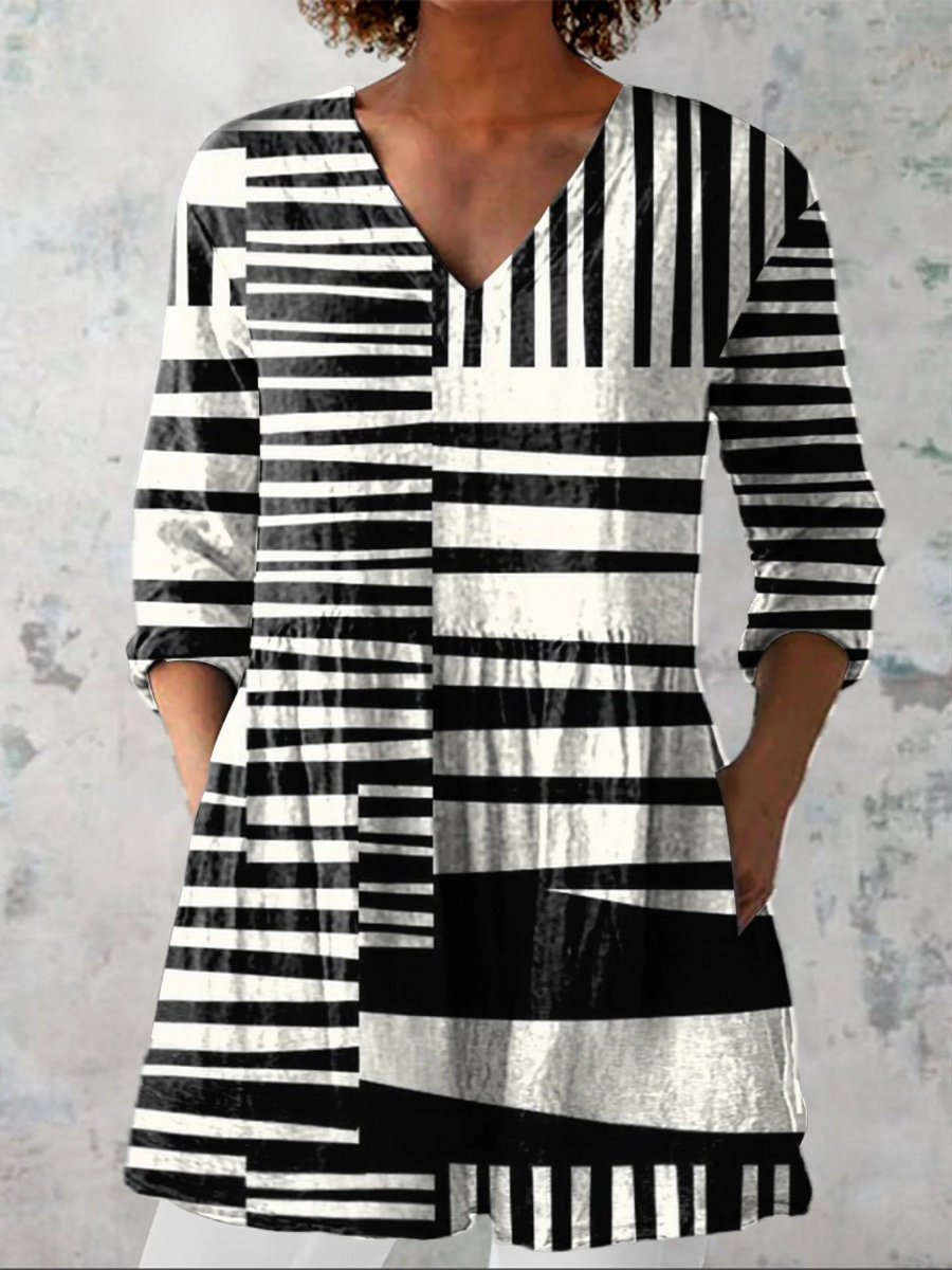 Capri | Blusa lunga a V