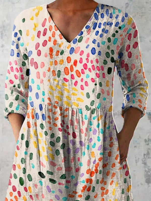Bernadette | Blusa lunga con scollo a V