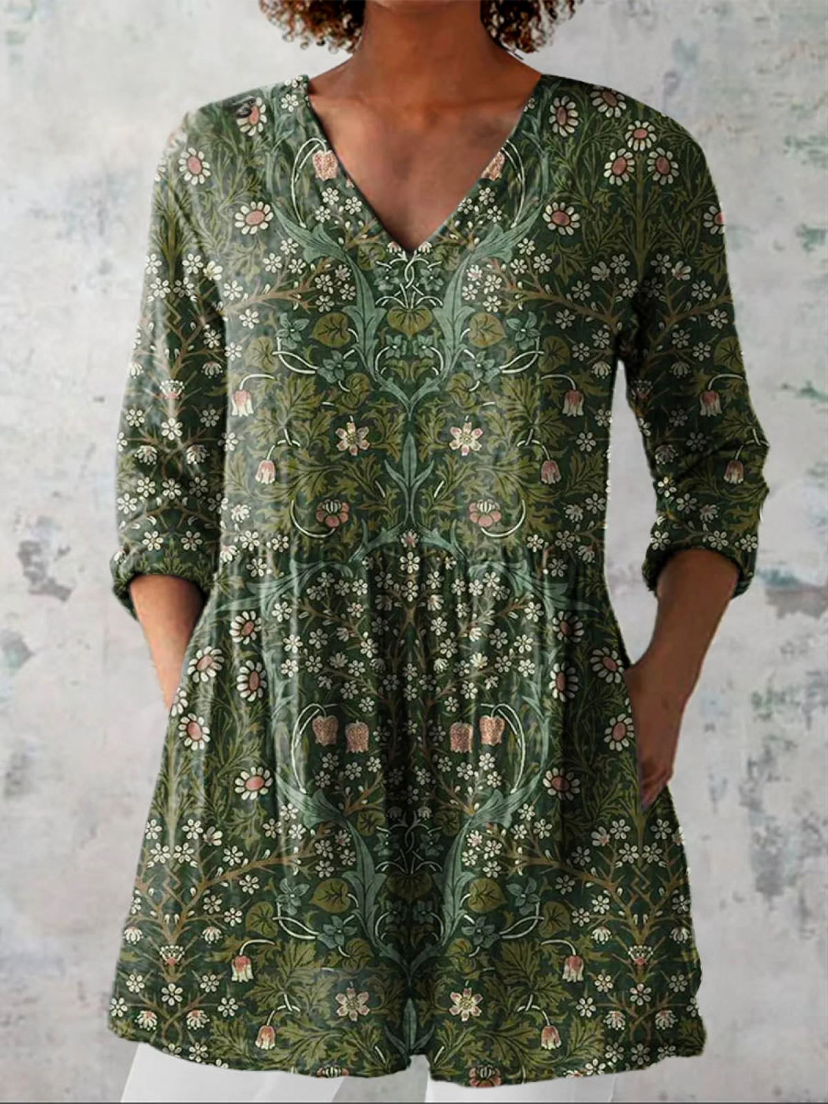 Addison | Blusa lunga a V