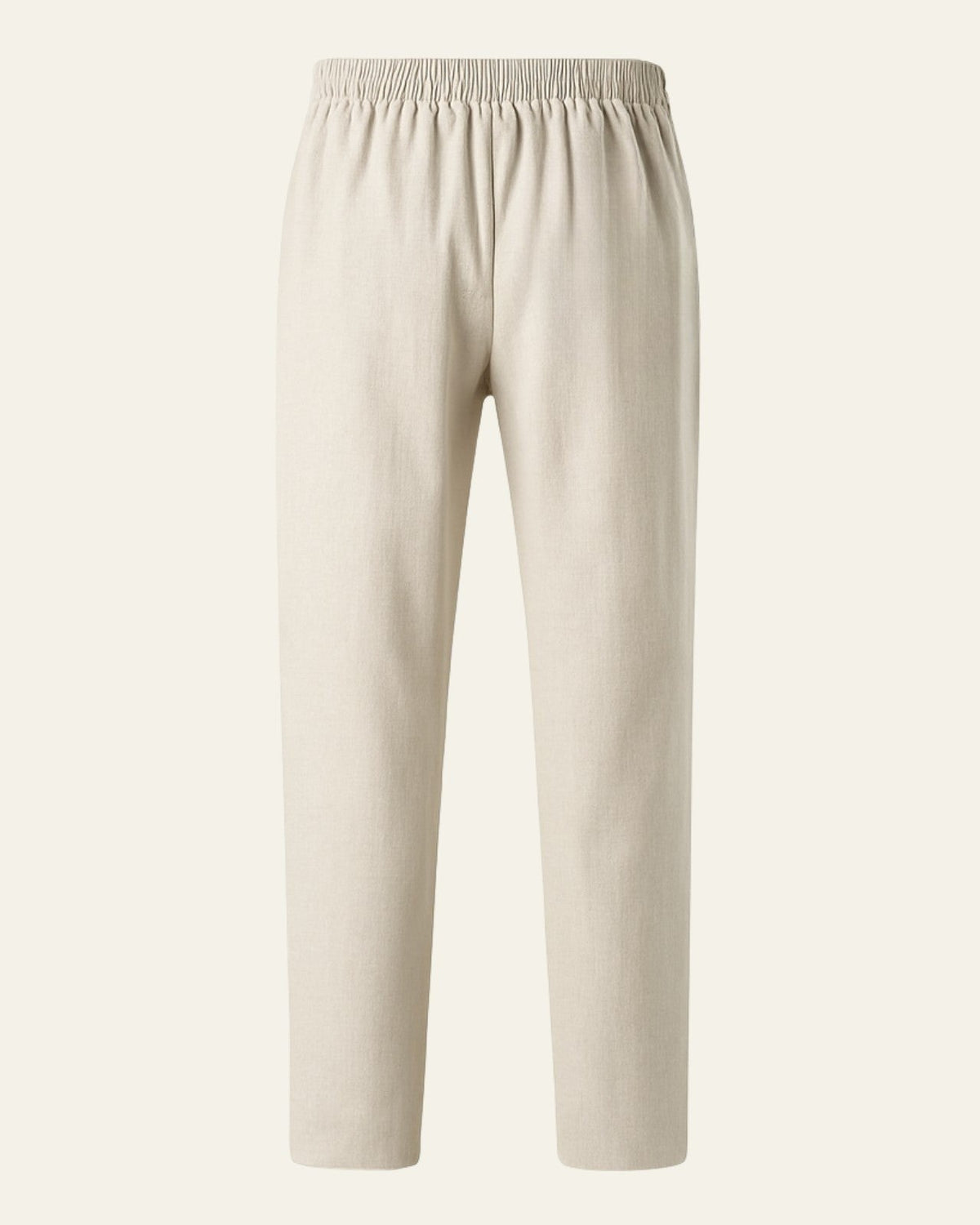 Pantaloni Uomo in Lino Rilassati Linea Fluida Traspiranti