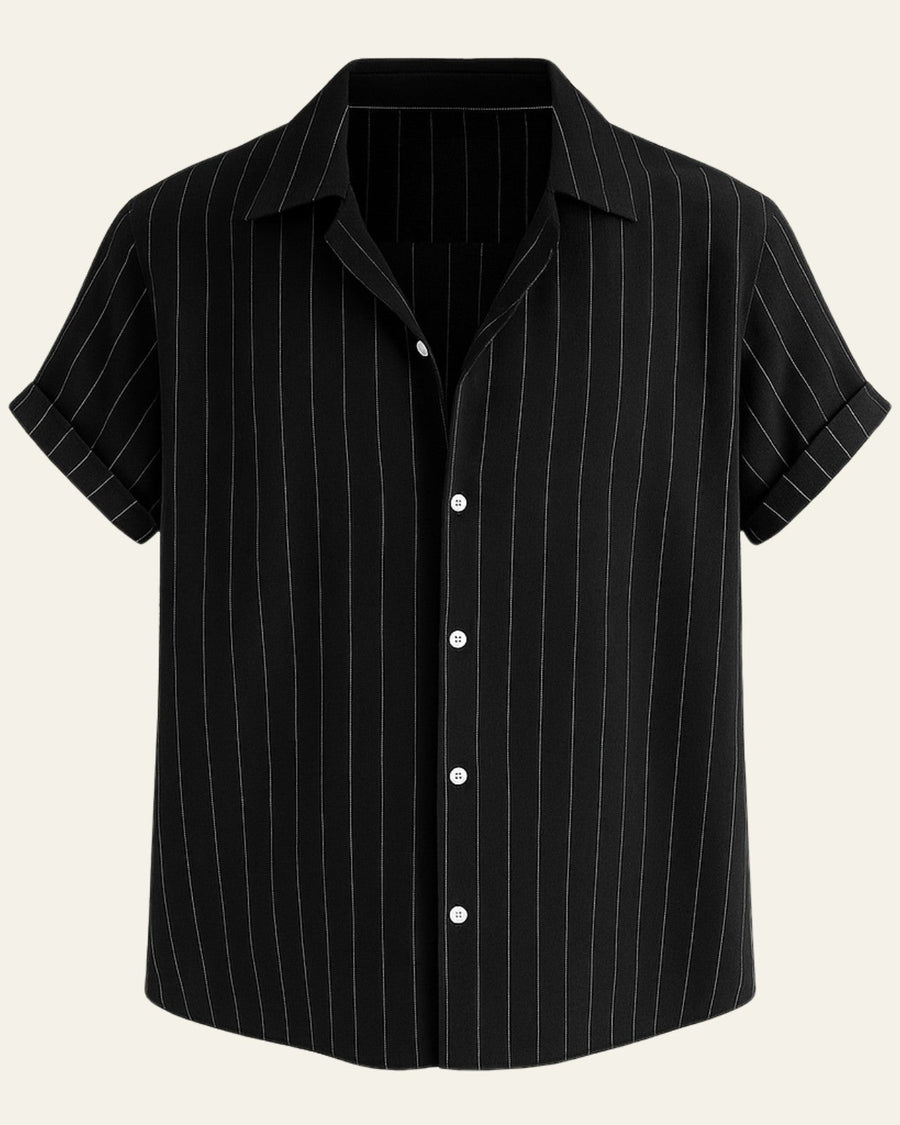 Camicia Uomo Misto Lino e Poliestere Leggera Resistente