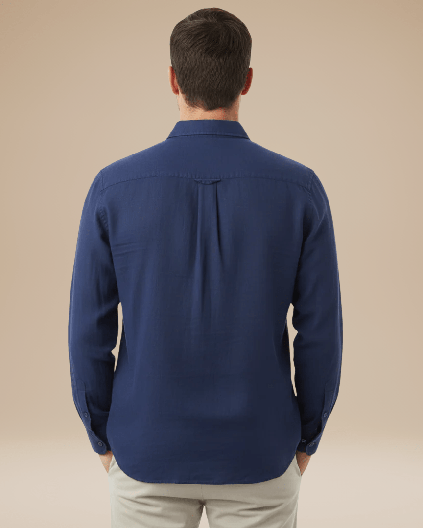 Camicia Uomo Maniche Lunghe Leggera Traspirante Comoda