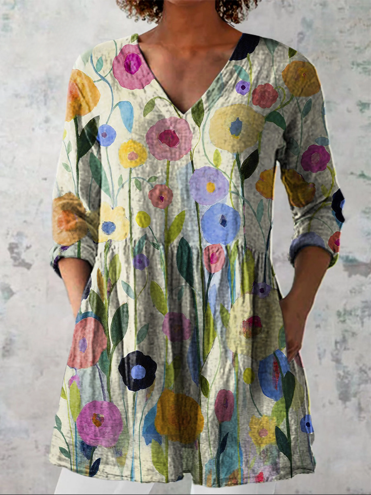 Blaire | Blusa lunga a V