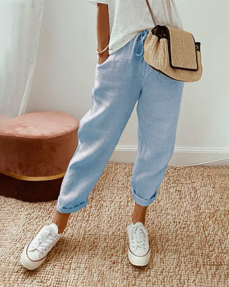 Pantaloni Fluidi Comodi ed Eleganti