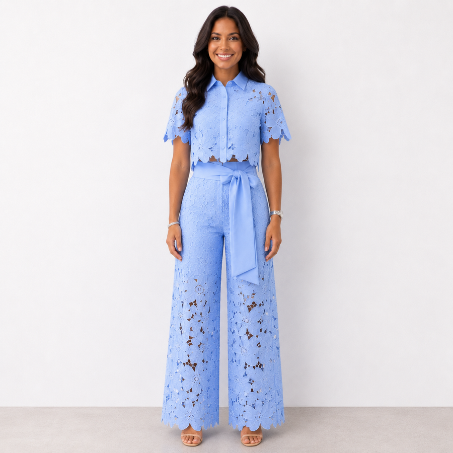 Reina™ Set Elegante in Pizzo Floreale