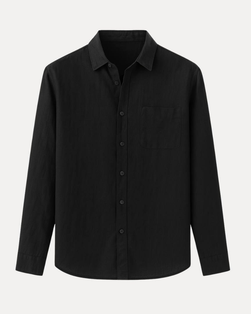 Camicia Uomo Maniche Lunghe Leggera Traspirante Comoda