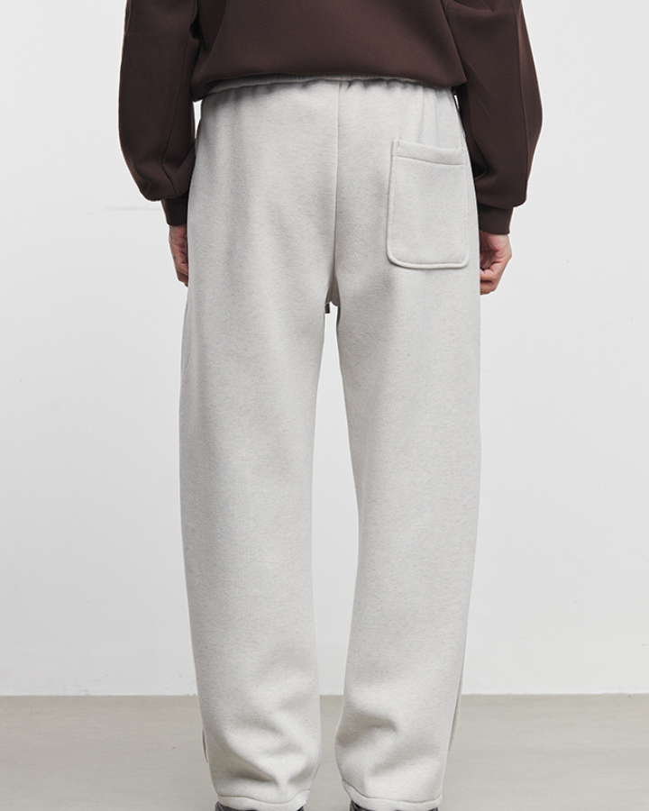 Pantaloni Uomo in Felpa di Cotone Stone Rilassati Morbidi