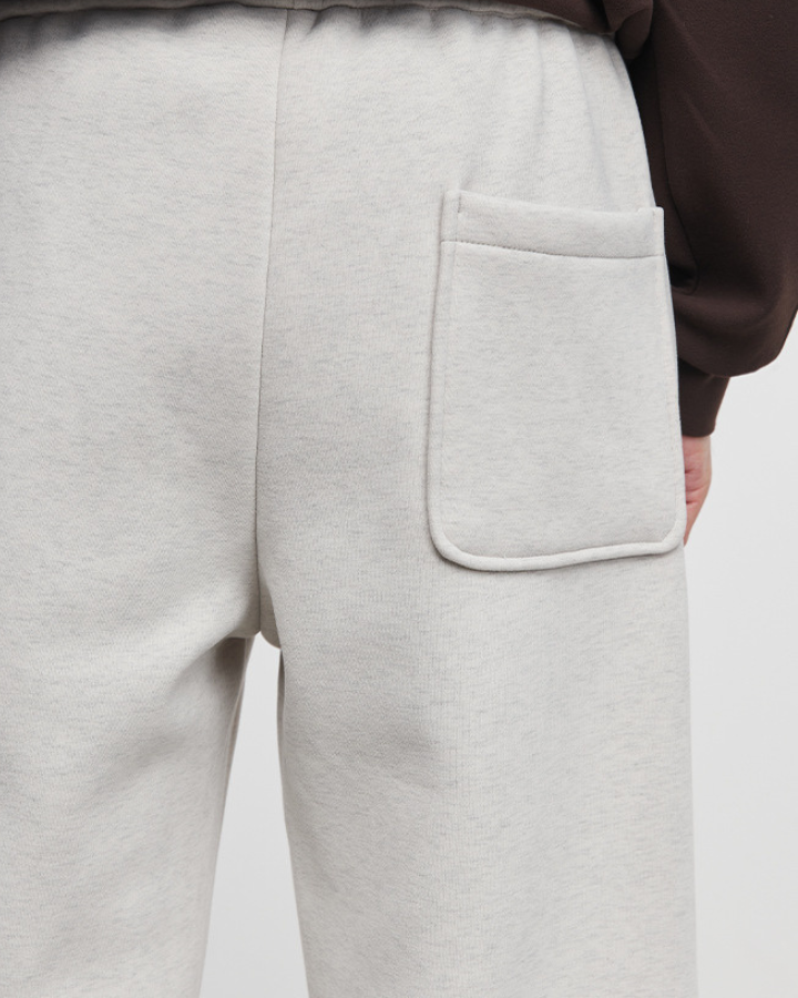 Pantaloni Uomo in Felpa di Cotone Stone Rilassati Morbidi