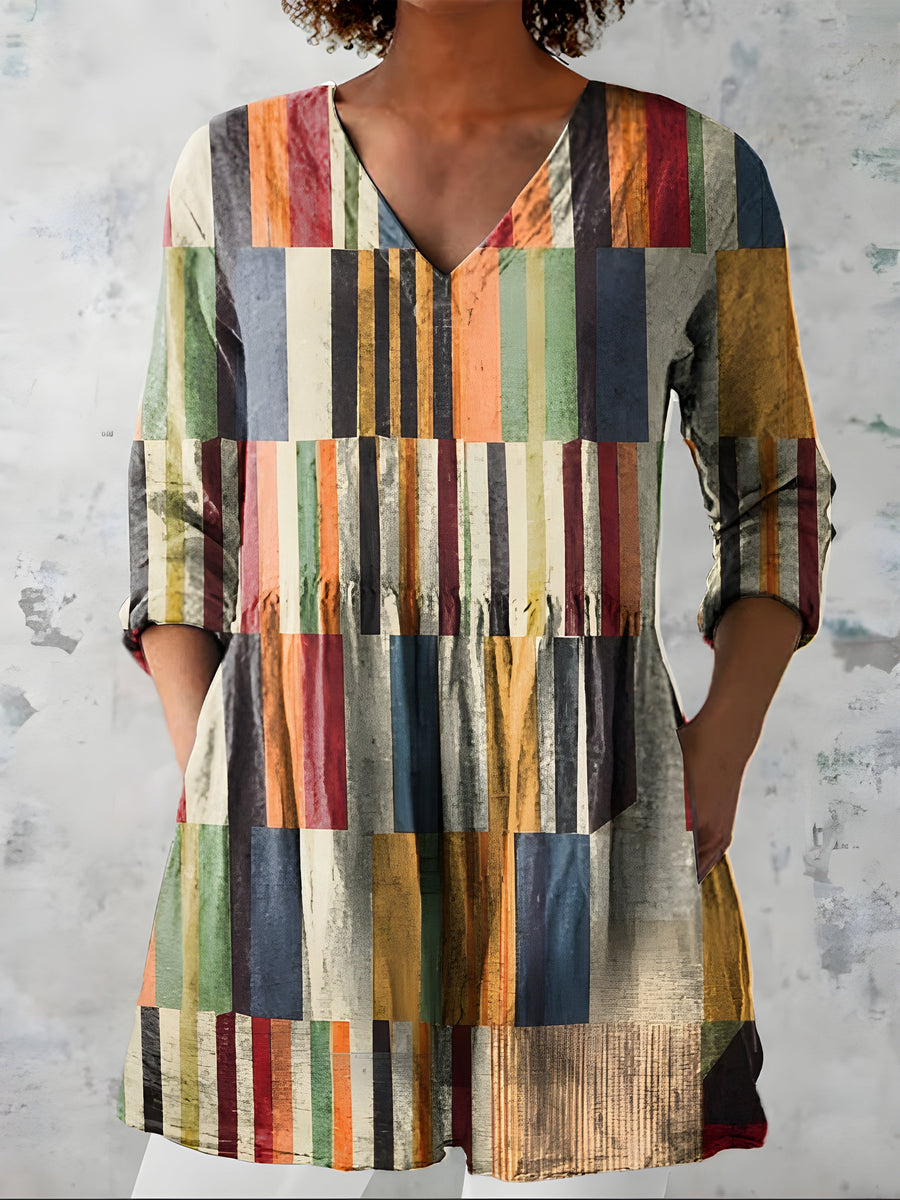 Lydia | Blusa Lunga con Scollatura a V