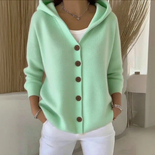 Nylah - Comodo Cardigan a Maniche Lunghe