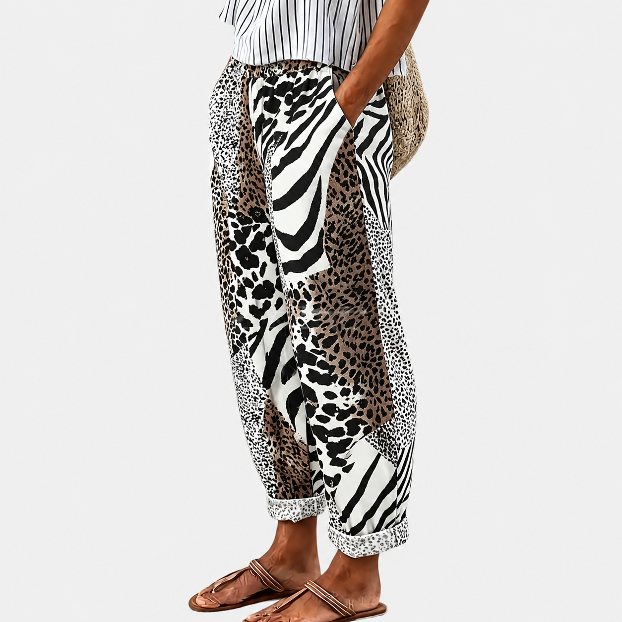 Pantaloni Safari Chic