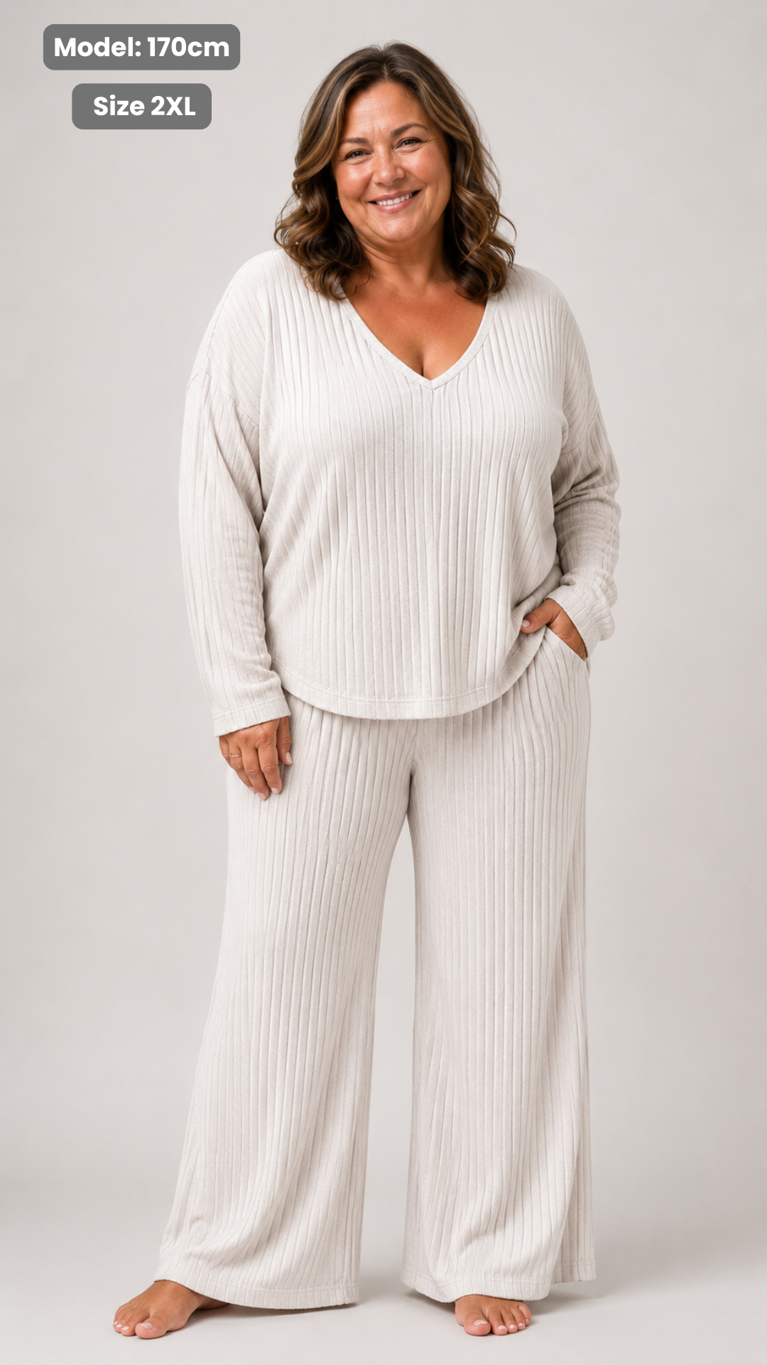 Paula™ Set Elegante per il Tempo Libero in Tutte le Stagioni