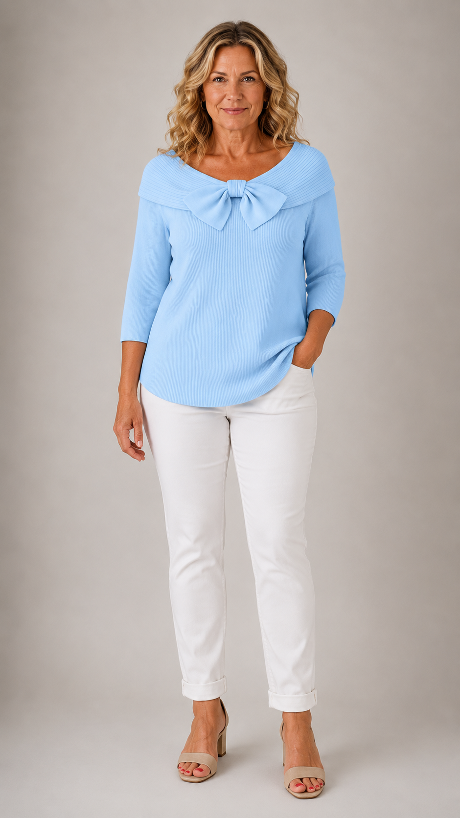 Giana™ | Maglione Elegante con Fiocco