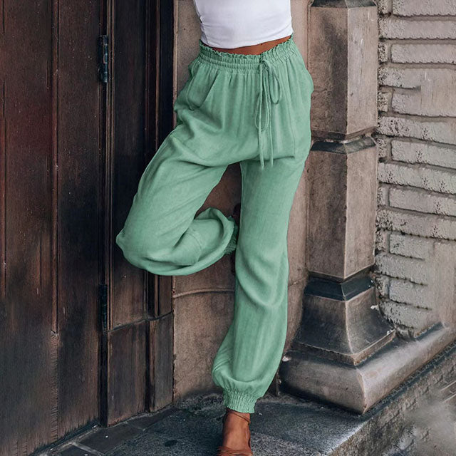 Kaeli – Pantaloni Eleganti con Coulisse