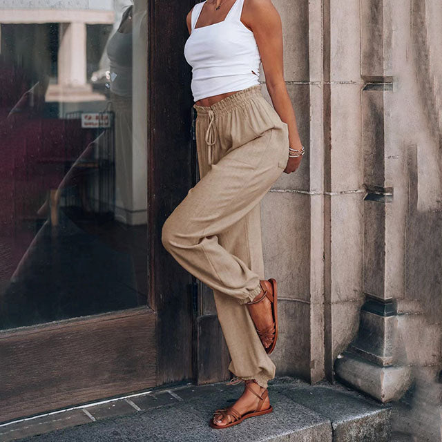 Kaeli – Pantaloni Eleganti con Coulisse