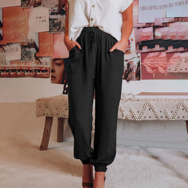 Kaeli – Pantaloni Eleganti con Coulisse