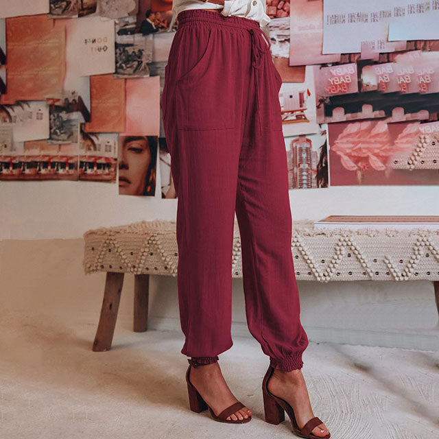 Kaeli – Pantaloni Eleganti con Coulisse