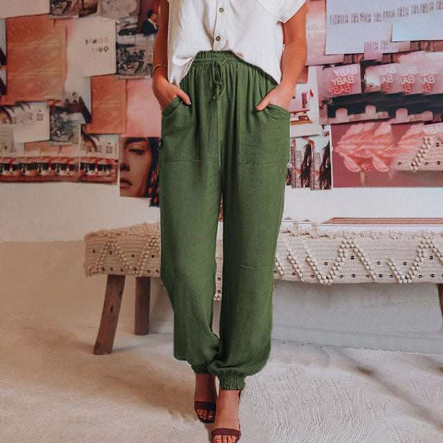 Kaeli – Pantaloni Eleganti con Coulisse