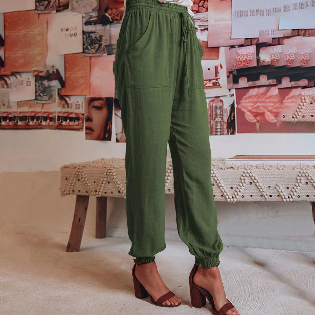Kaeli – Pantaloni Eleganti con Coulisse