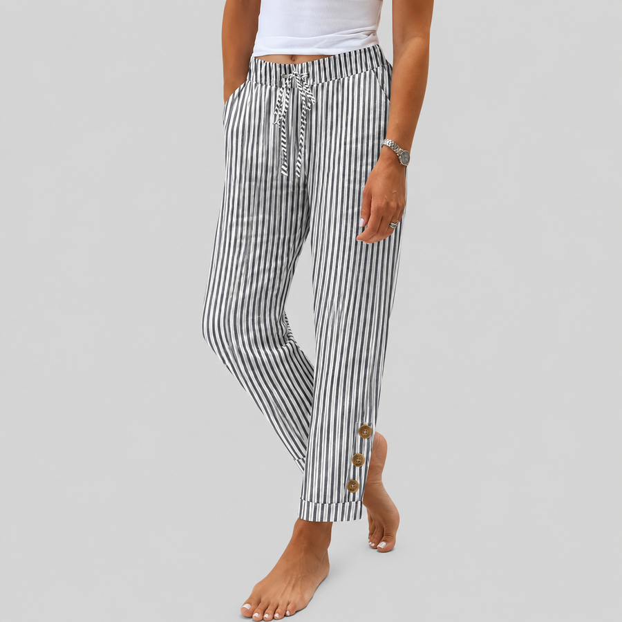 Raquelle - Pantaloni a Righe Casual