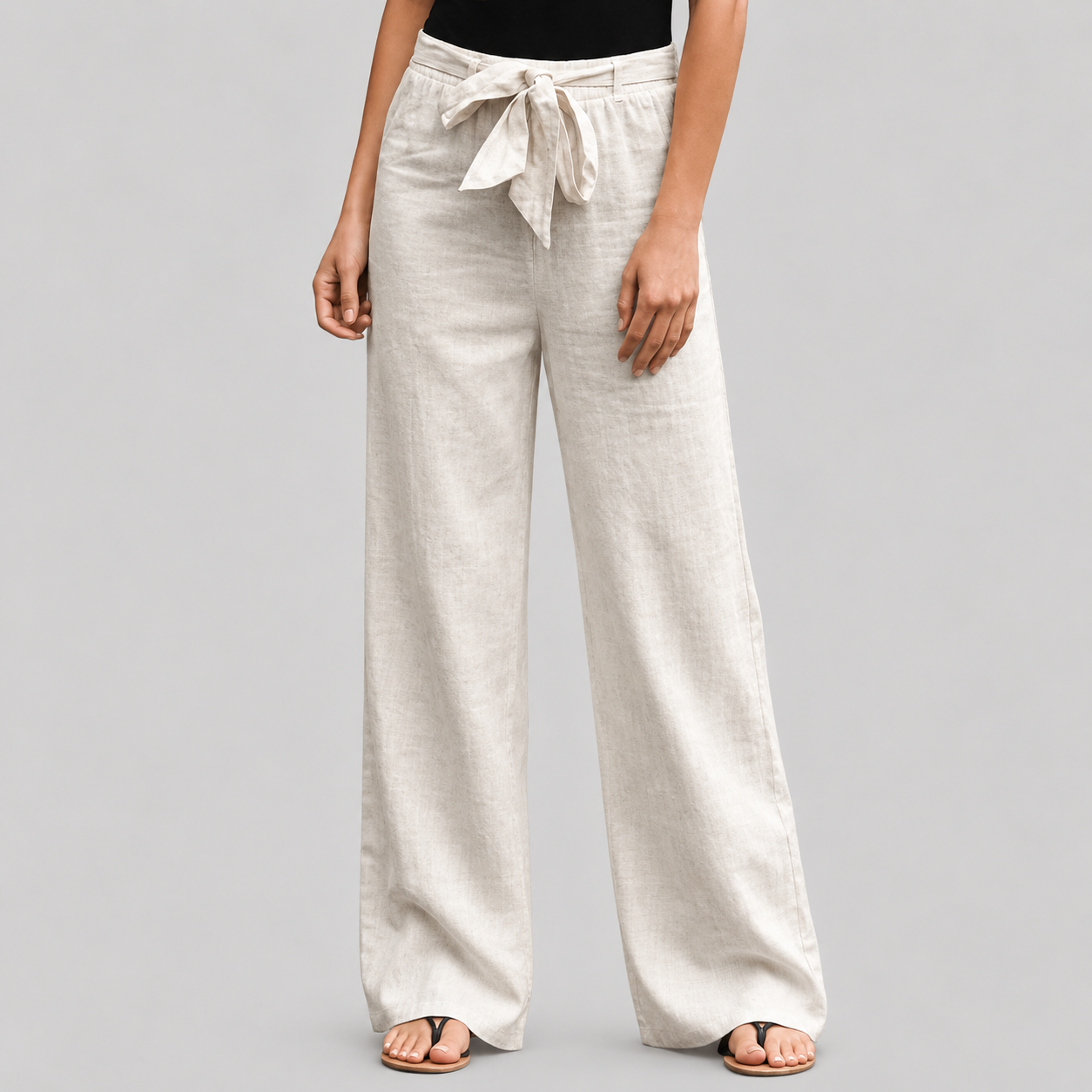 Joleen - Pantaloni Relaxed da Donna con Coulisse e Vita Elasticizzata
