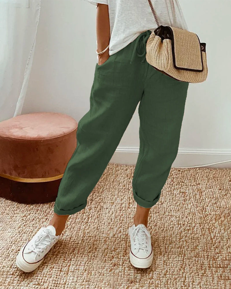 Pantaloni Fluidi Comodi ed Eleganti