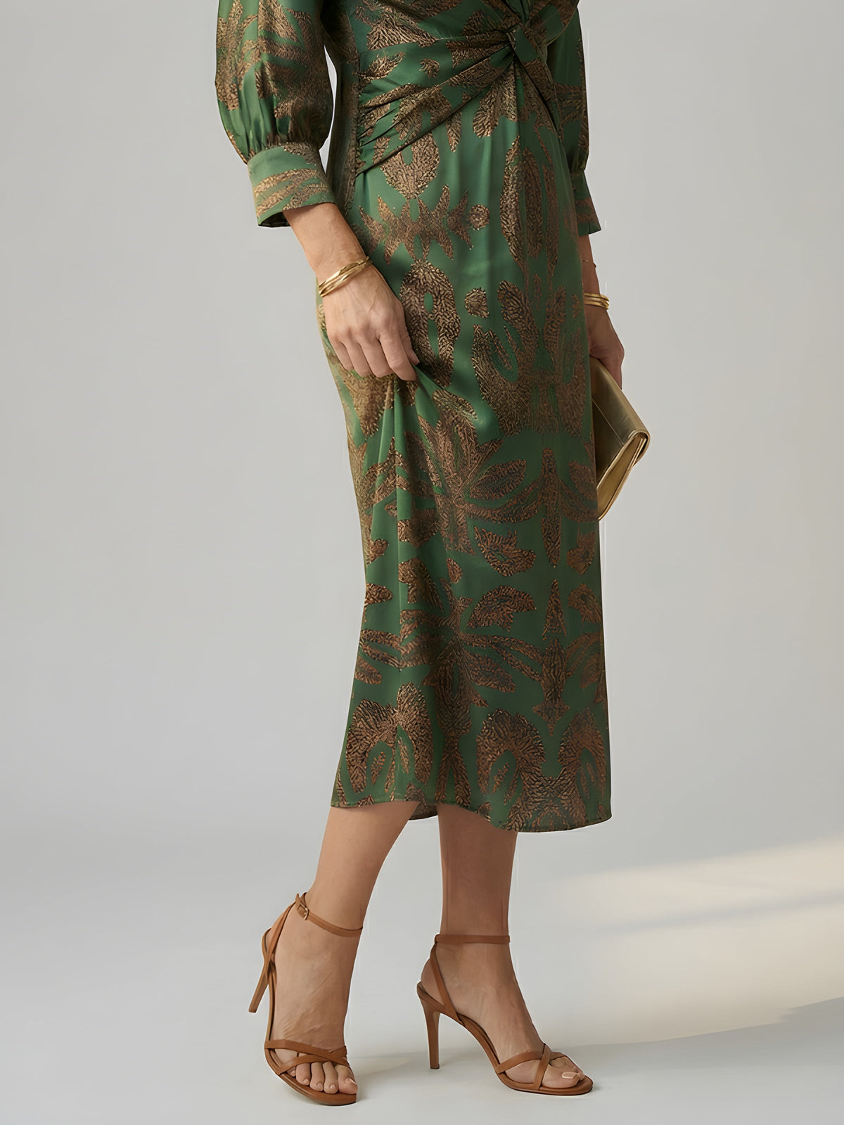 Alisson | Abito Midi Elegante a Portafoglio