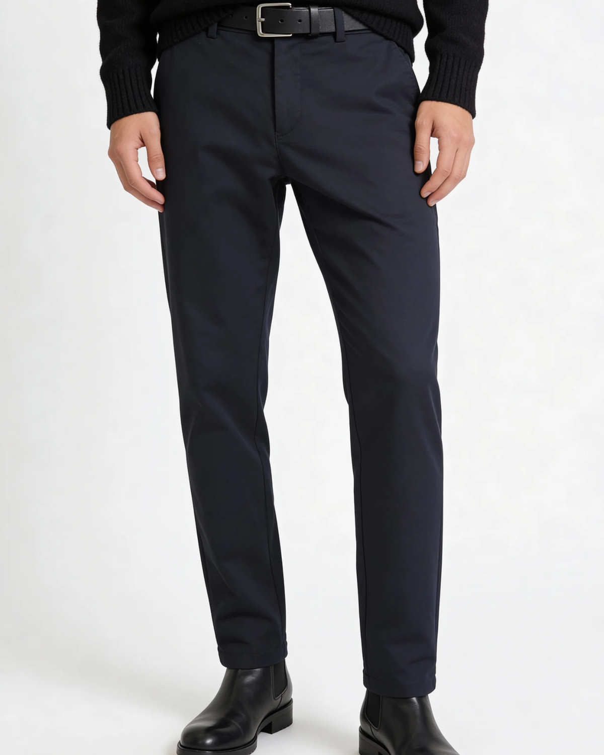 Pantaloni Uomo Sartoriali Elasticizzati Linea Pulita