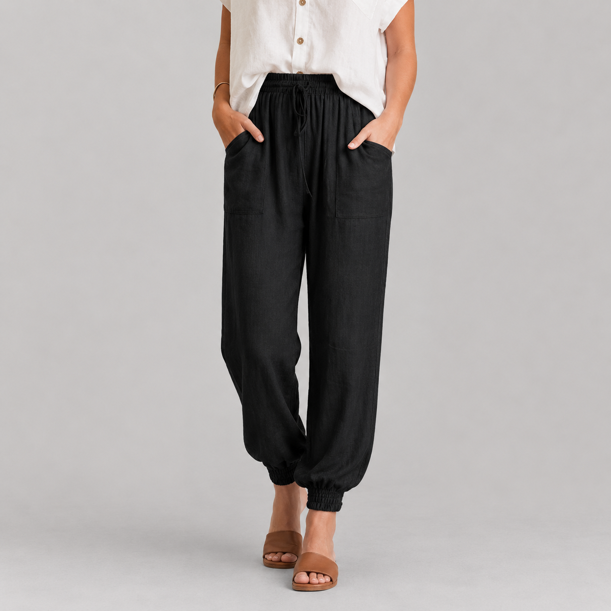 Kaeli – Pantaloni Eleganti con Coulisse