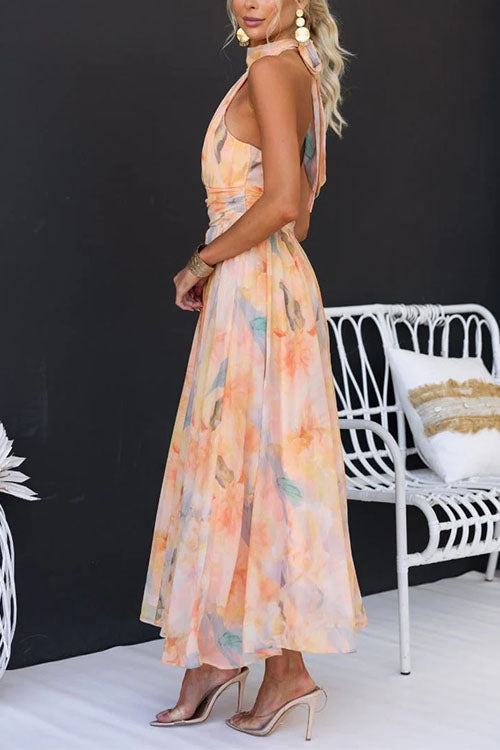 Firenze™ – Abito Maxi Floreale