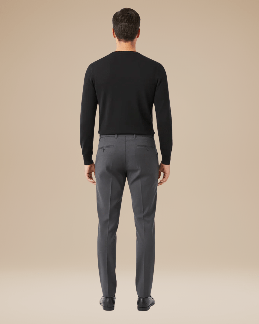 Pantaloni Uomo Slim Tapered Tessuto Tecnico Leggero Comodi