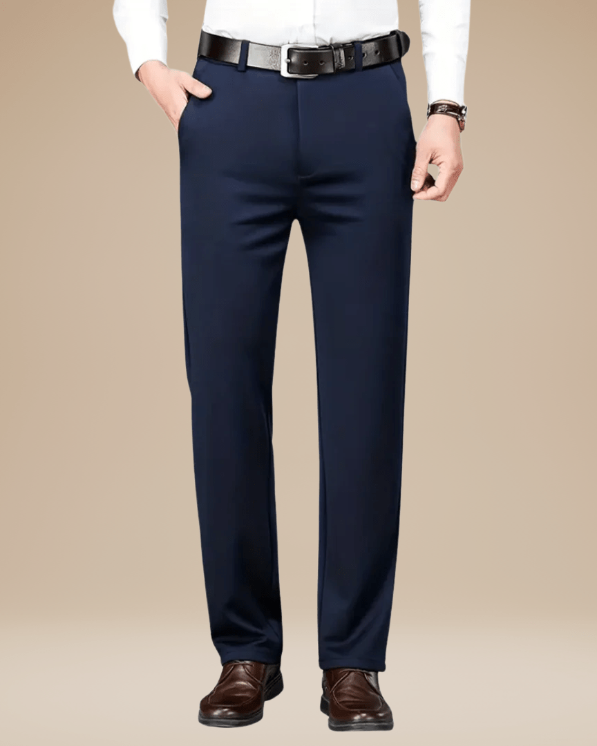 Pantaloni Uomo Sartoriali Eleganti con Elasticità Ufficio