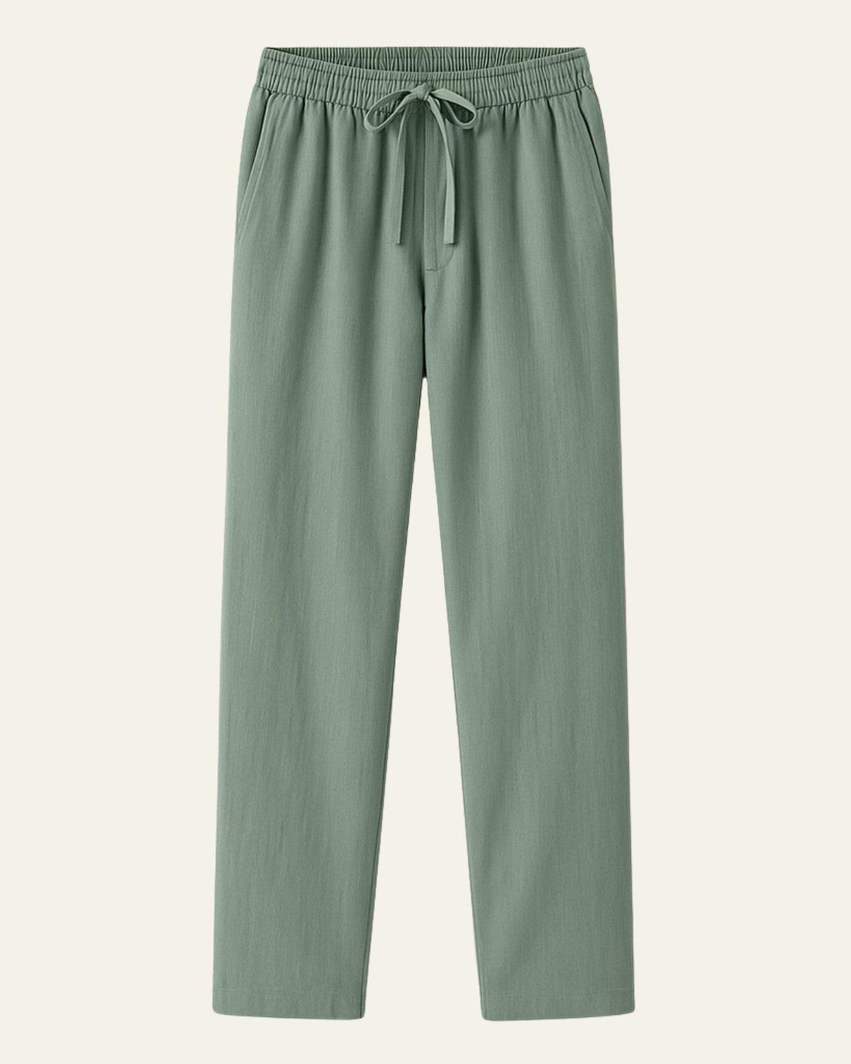 Pantaloni Uomo in Lino Rilassati Linea Fluida Traspiranti