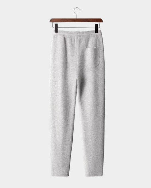 Pantaloni Uomo in Cashmere da Relax Morbidi Drappeggio Fluido