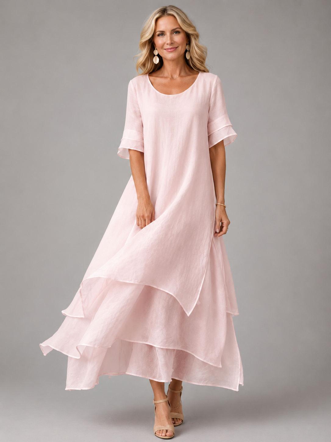 Aprile | Abito Maxi Flowing Grace