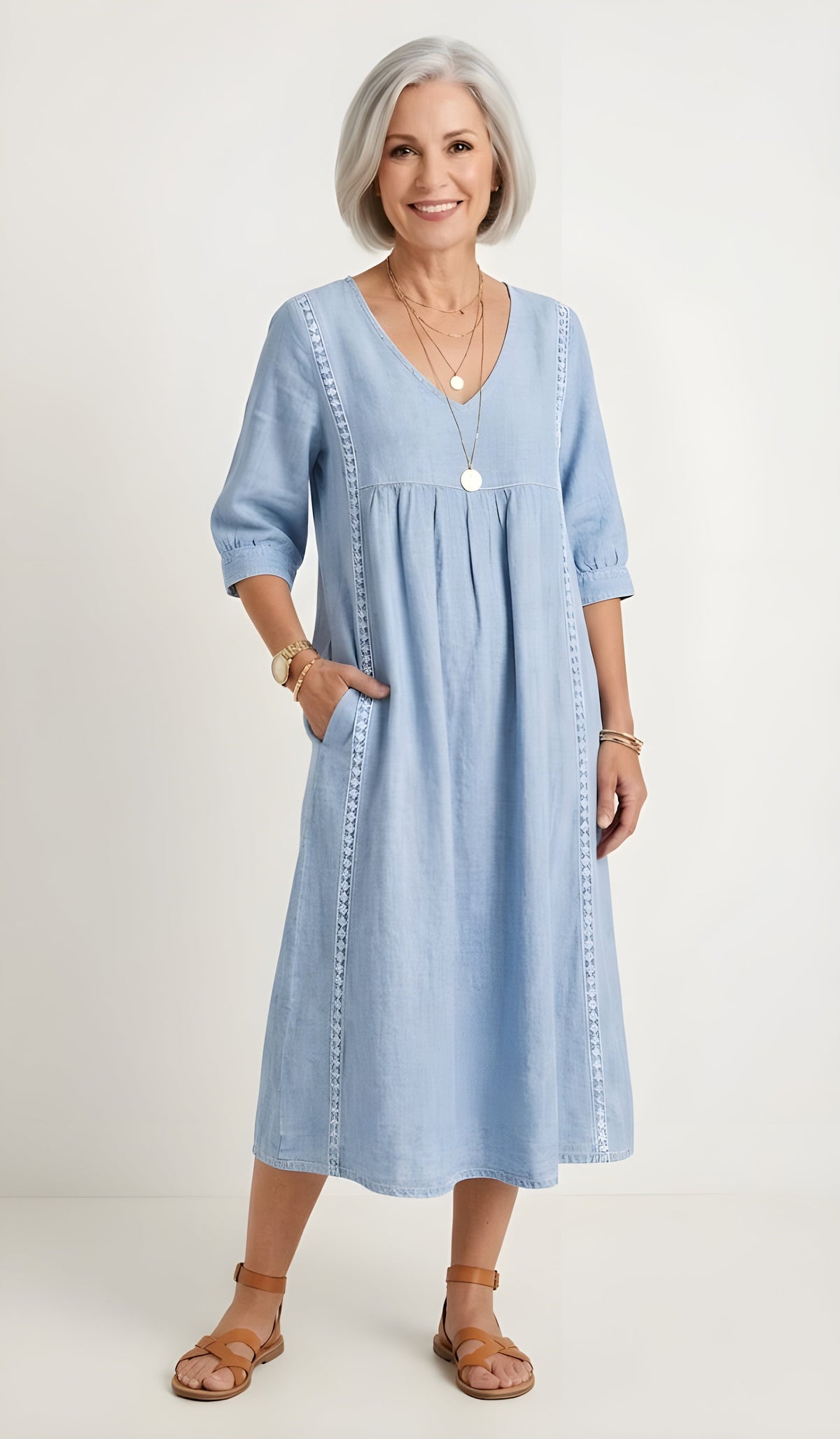 Colette | Abito Maxi A-Line Elegante