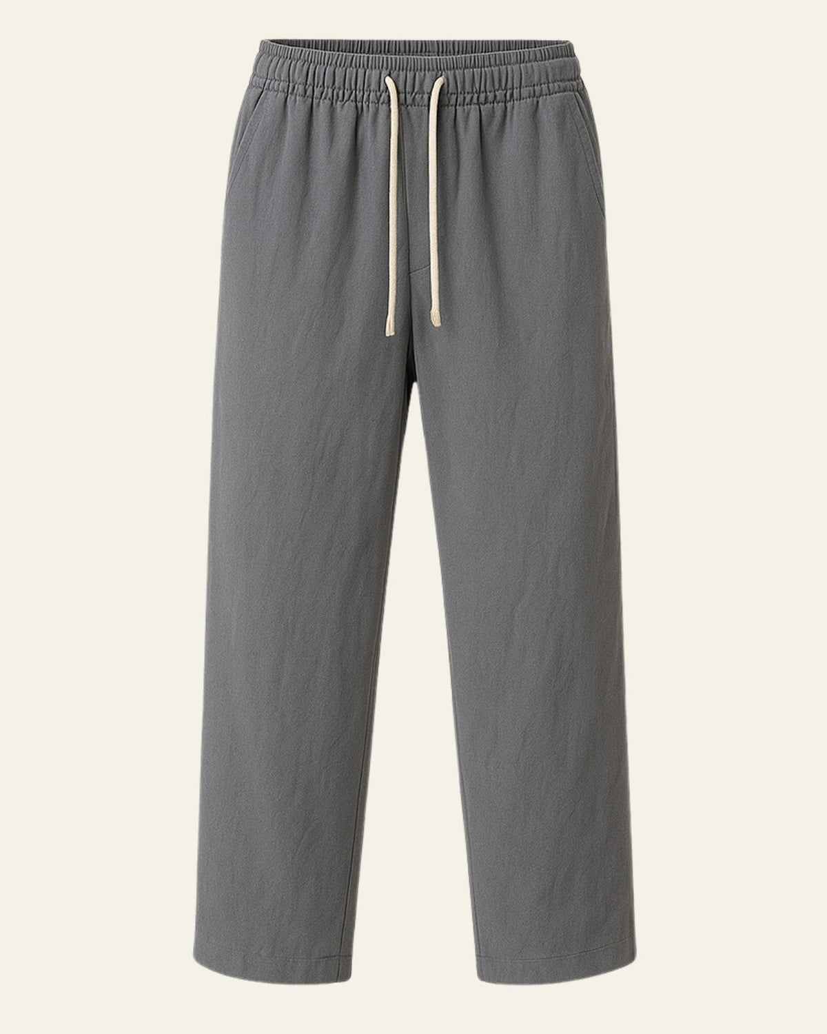 Pantaloni Uomo in Lino e Cotone Leggeri Stile Costiero